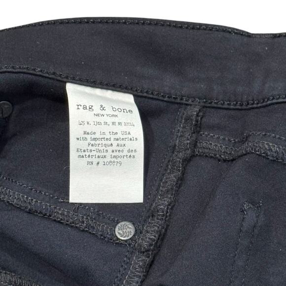 NWT! Rag & Bone Black Plush Jean Skinny Legging - Size 30 (MSRP $190) - Picture 15 of 16